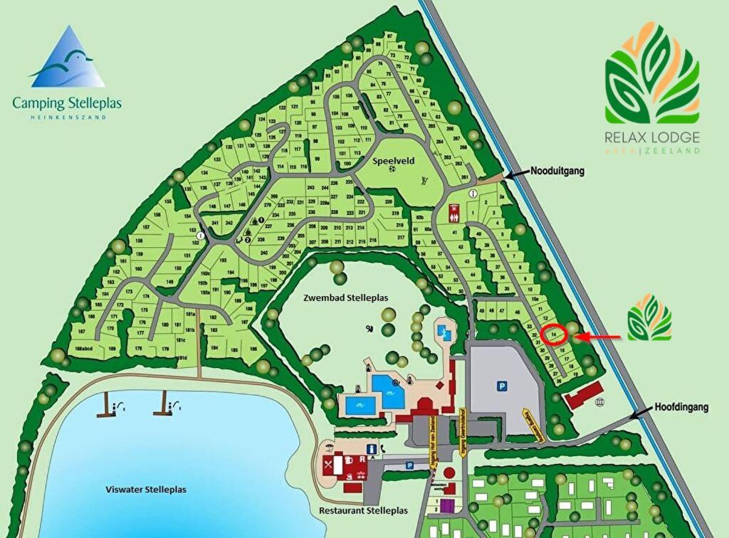 'Relax Lodge Sea' - Wellness Lodge In Zeeland - Private Sauna - Airco - Garden - Outdoor Swimming Pool - Free Wifi, Towels & Bed Linen Heinkenszand Exteriör bild