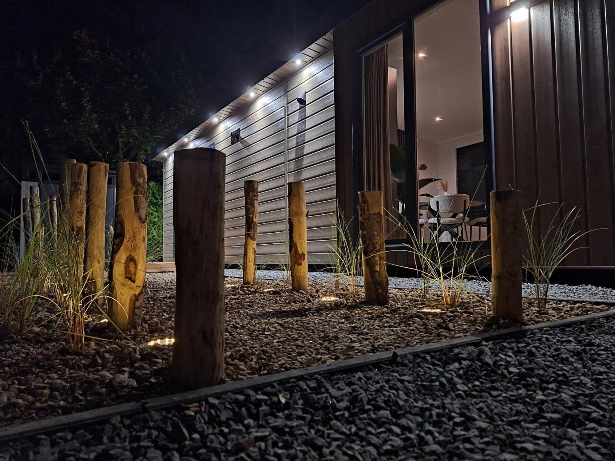 'Relax Lodge Sea' - Wellness Lodge In Zeeland - Private Sauna - Airco - Garden - Outdoor Swimming Pool - Free Wifi, Towels & Bed Linen Heinkenszand Exteriör bild