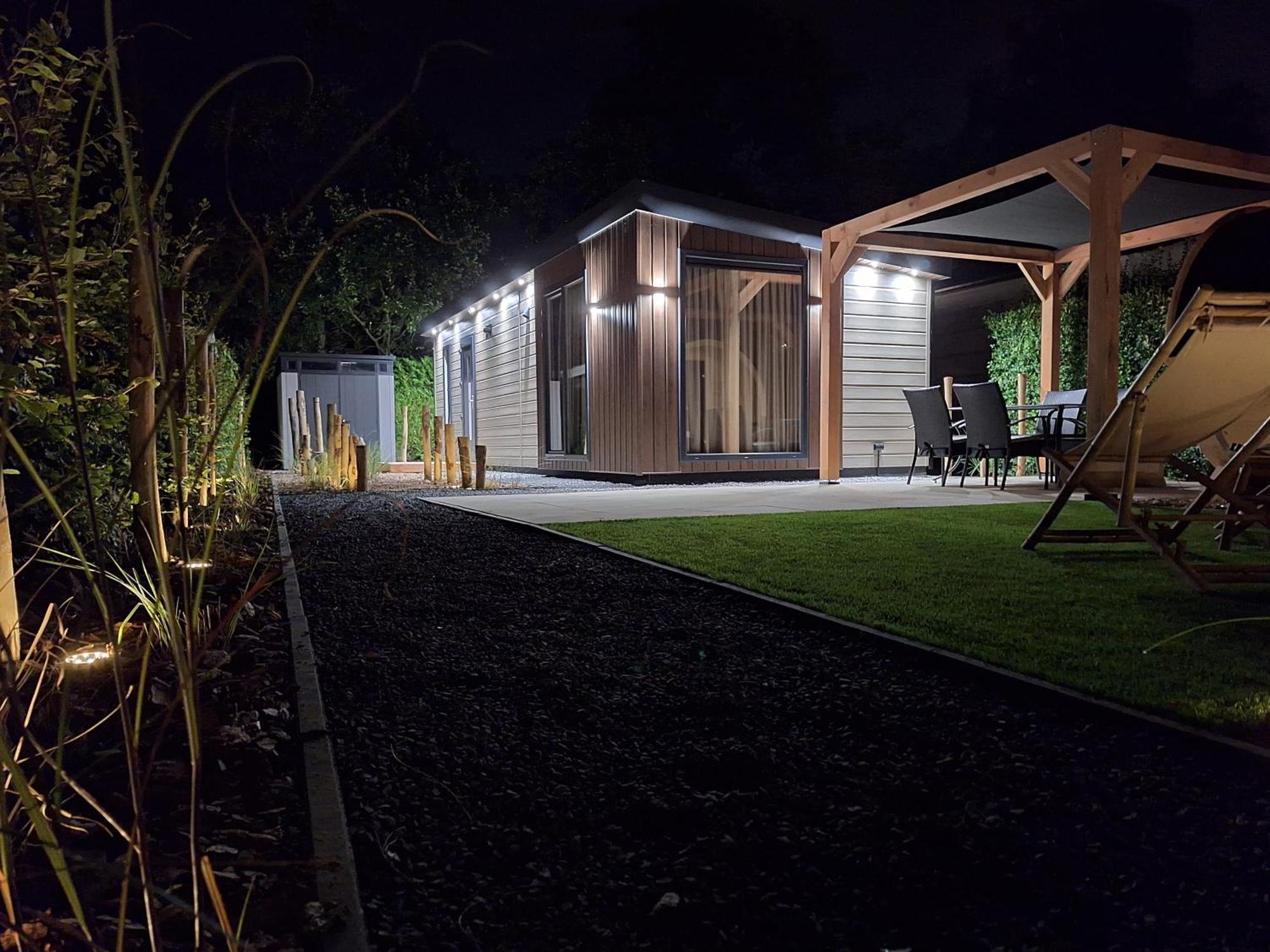 'Relax Lodge Sea' - Wellness Lodge In Zeeland - Private Sauna - Airco - Garden - Outdoor Swimming Pool - Free Wifi, Towels & Bed Linen Heinkenszand Exteriör bild