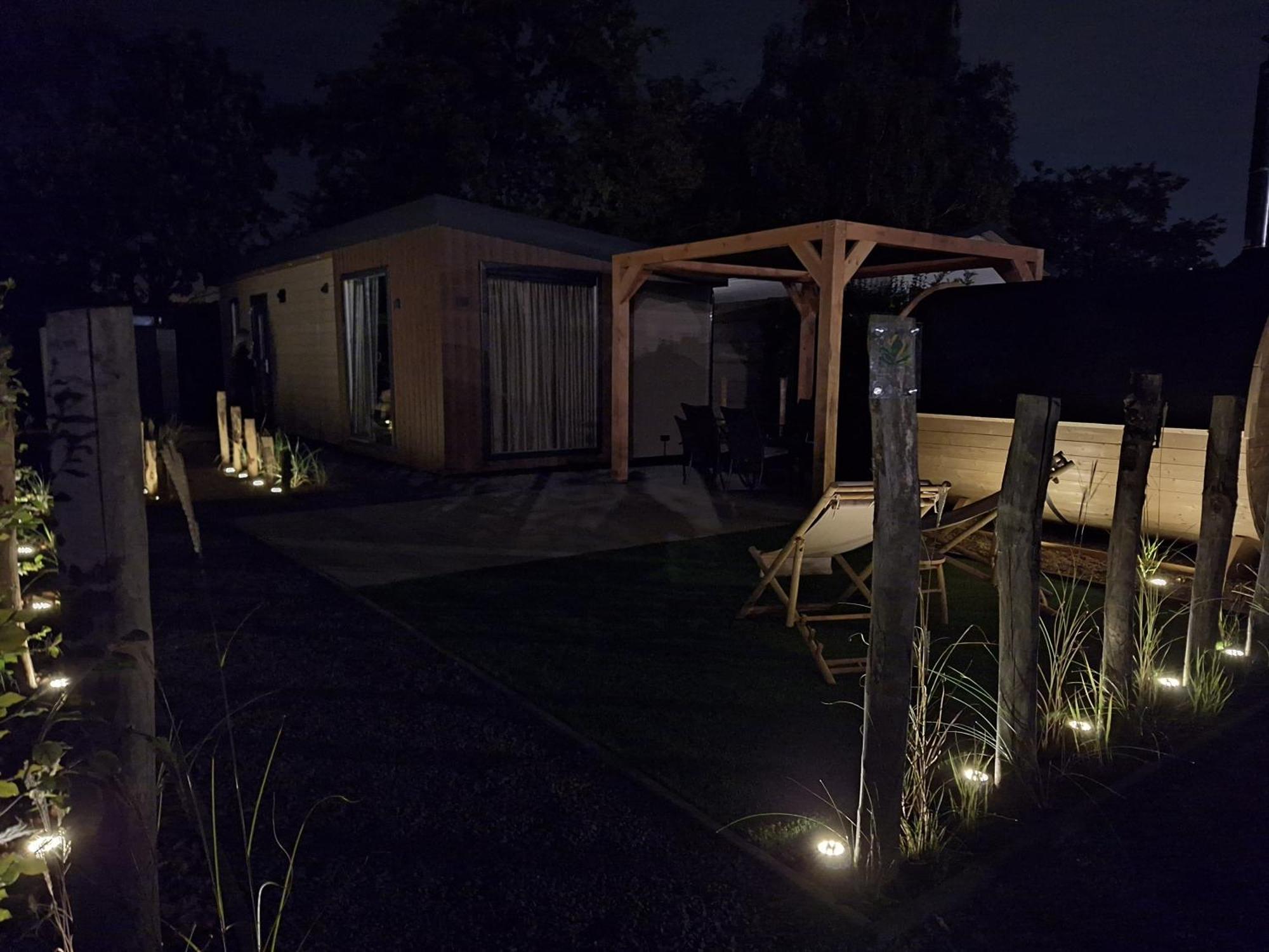 'Relax Lodge Sea' - Wellness Lodge In Zeeland - Private Sauna - Airco - Garden - Outdoor Swimming Pool - Free Wifi, Towels & Bed Linen Heinkenszand Exteriör bild